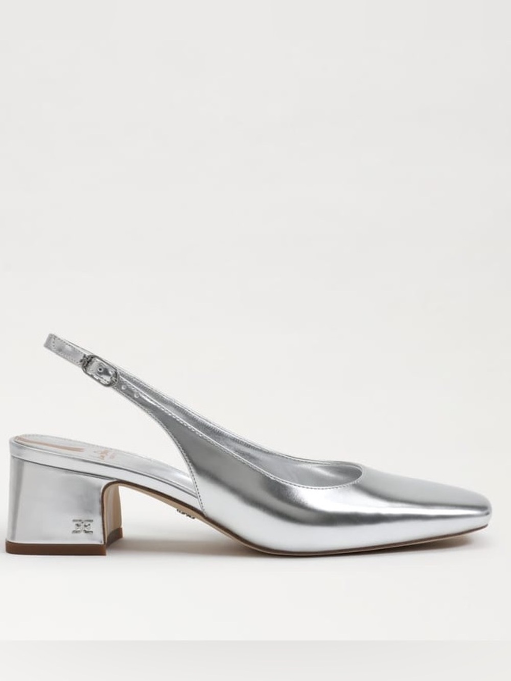 Sam Edelman Silver Terra Dress Heeled Sandals NWT - Picture 2 of 7